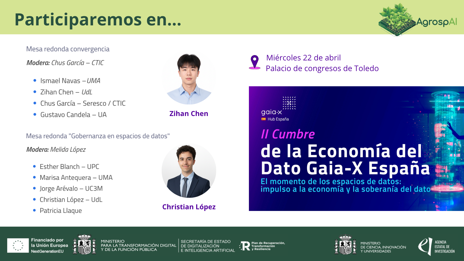 Mesas en la II Cumbre
