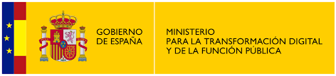 Logo del Ministerio para la Transformación Digital y de la Función Pública